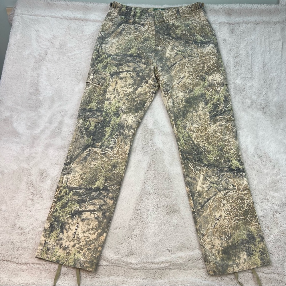Cabelas Pants Men 32 Camo Zonz Western Cargo Hunting Hiking Outdoor Adjustable
